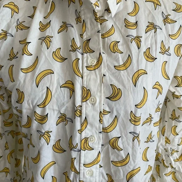 NWT The Shirt Rachel Behrens Banana Button Down - Picture 2 of 6
